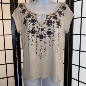 AMERICAN EAGLE OUTFITTERS AEO Peasant Top sz S